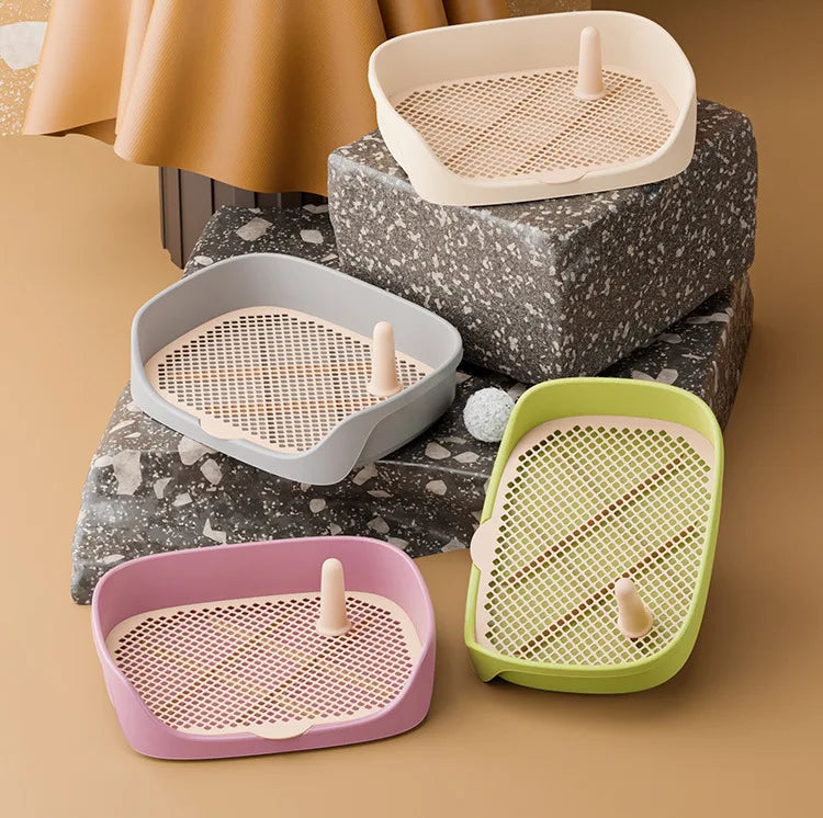 Pet toilet, dog litter box, cat litter box, semi enclosed pet toilet, large pet supplies with flushing function