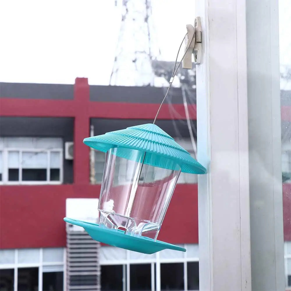 Gazebo Waterproof Outdoor For Pet Garden Feed Station Food Container Feeding Tool Bird Supplies Bird Feeder