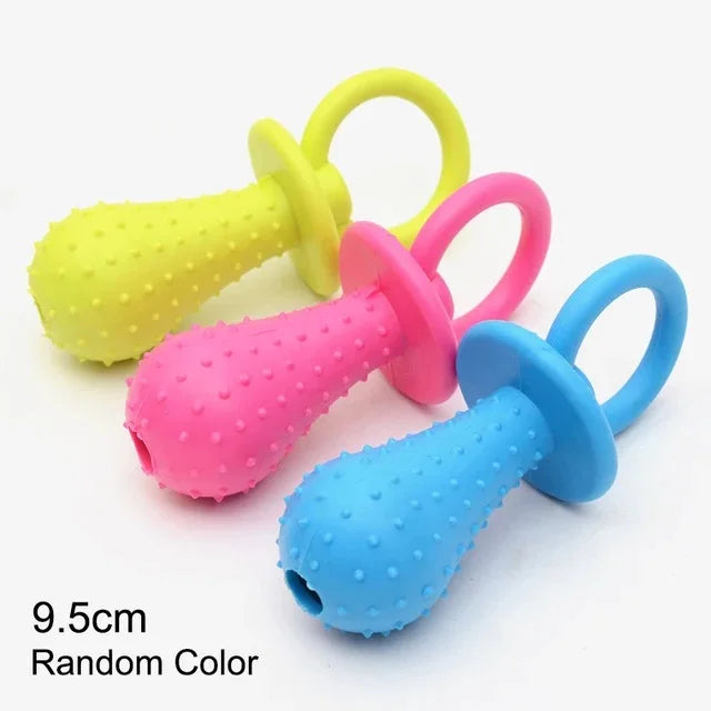 Pet Toys for Small Dogs Rubber Resistance To Bite Dog Toy Teeth Cleaning Chew Training Toys Pet Supplies Puppy Dogs 2025new