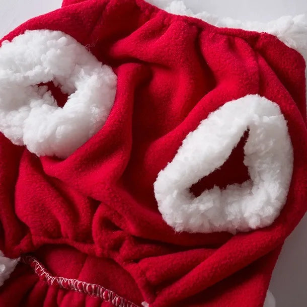 Pet Christmas Costume Dog Clothes For New Year Christmas Dog Dress Pet Skirt Dog Thick  Autumn And Winter Pet Clothes