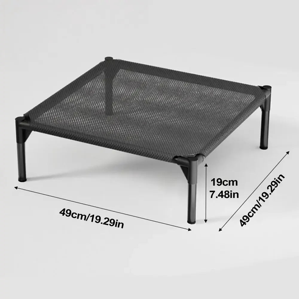 Pet Camping Bed Elevated Bed for Dogs Folding Puppy Camping Bed Cat House Portable Removable Washable Puppy Beds Dog Hammock