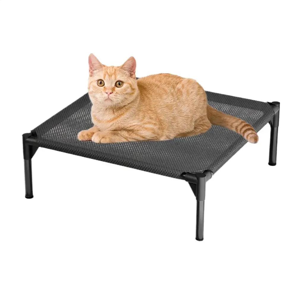 Pet Camping Bed Elevated Bed for Dogs Folding Puppy Camping Bed Cat House Portable Removable Washable Puppy Beds Dog Hammock