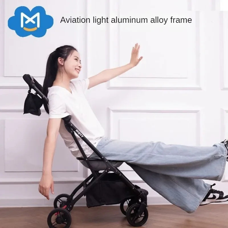 Detachable Lightweight Pet Stroller Car Carry Basket Small and Medium-sized Pet Stroller Foldable Ultra-light Portable Pet Cart