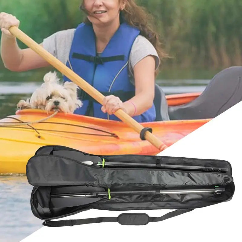Kayak Paddle Carrying Bag Kayak Paddle Organizer Bag Waterproof Bag For Dual-Head And Three-Section Paddle Adjustable Strap