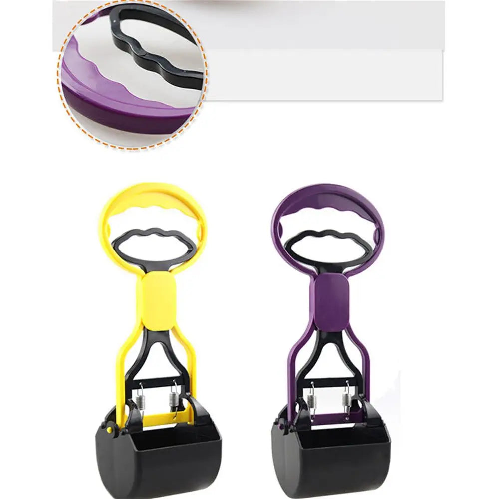 Outdoor Portable Easy Poop Scoop Pet Dog Pickup Pooper Cleaning Shovel Grabber Picker
