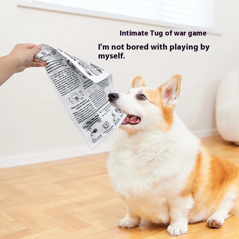 Pet noise paper toys dog toys pet noise plush toys newspapers  bite resistant and Pleasure and Boredom Relief Artifact