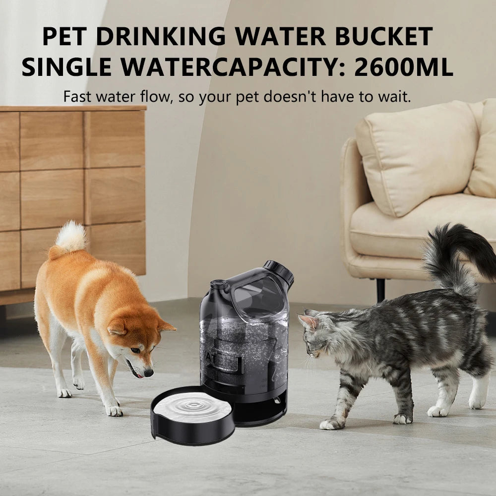 Portable Large Capacity Outdoor Pet Drinking Bucket Dog Water Bottle Portable Outdoor Pet Water Jug