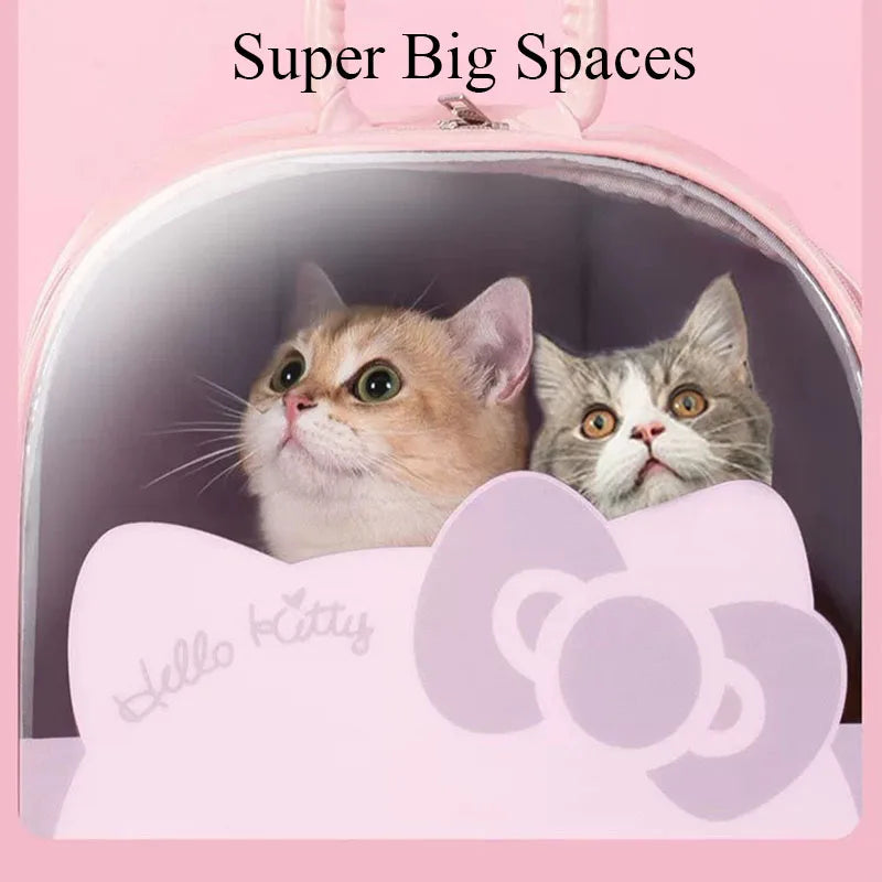 Pet Carrier Backpack with Window Transport Carrying Breathable Travel Bag Dog Space Capsule Cat Carrier