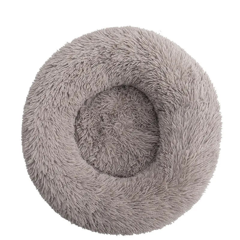 Pet Bed for Dog Extra Large Dog Round Kennel Breathable Solid Houses for Large Dogs Cat Beds Plush Donut Sleeping Bag Anti-Slip