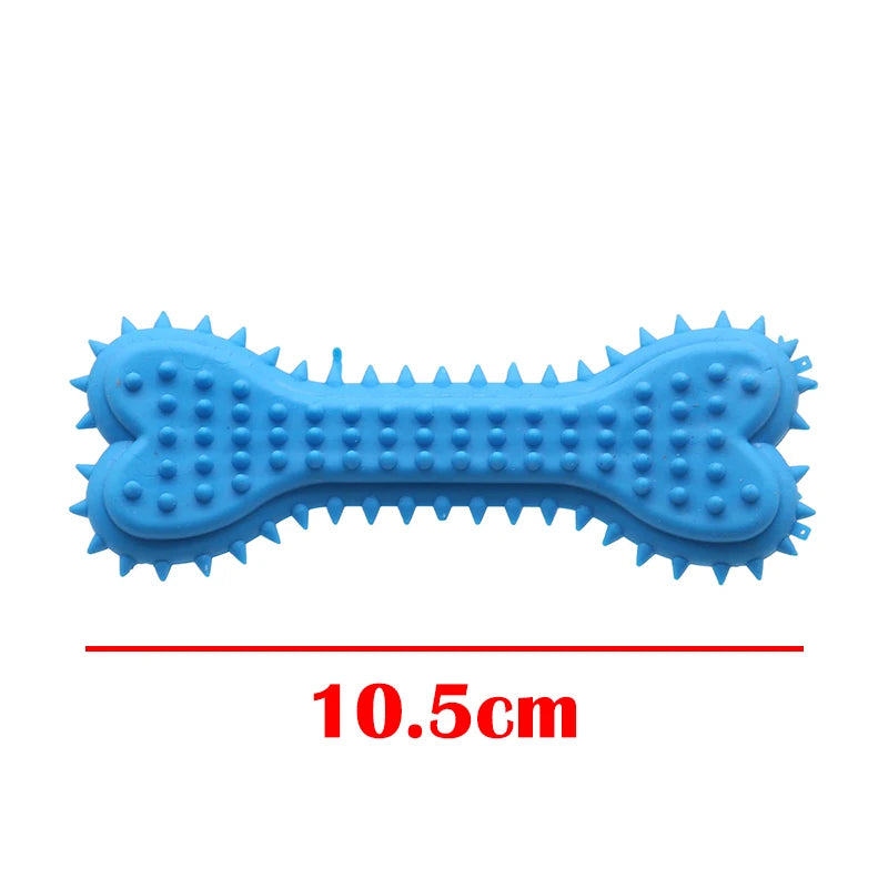 Pet Toys for Small Dogs Rubber Resistance To Bite Dog Toy Teeth Cleaning Chew Training Toy Ball Interactive Toys Pet Supplies
