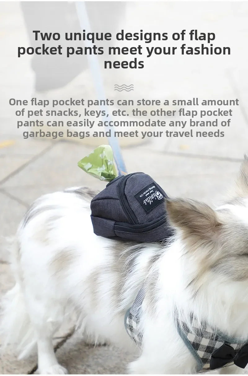 Multifunctional Portable Pet Treat Pouch Poop Dispenser Dog Training Bag Durable Outdoor Pet Accessories for Dogs and Cats