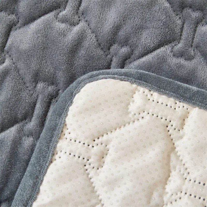 Dog Bed Mat Sofa Blankets Winter Warm Pet Blanket Dogs Cats Sleeping Beds for Large Medium Dogs Cats with Pillow Removable