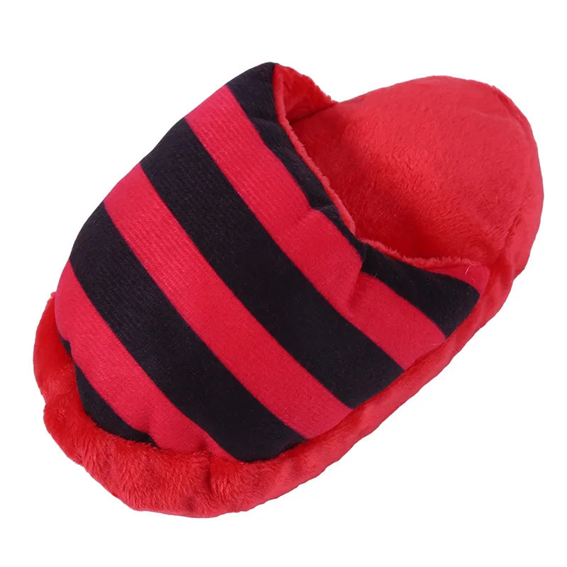 Pet Toys Squeaker Plush Slipper Shaped Puppy Dog Sound Chew Play Toys for Dog Cats Funny Dog Products Outdoor Training Toy