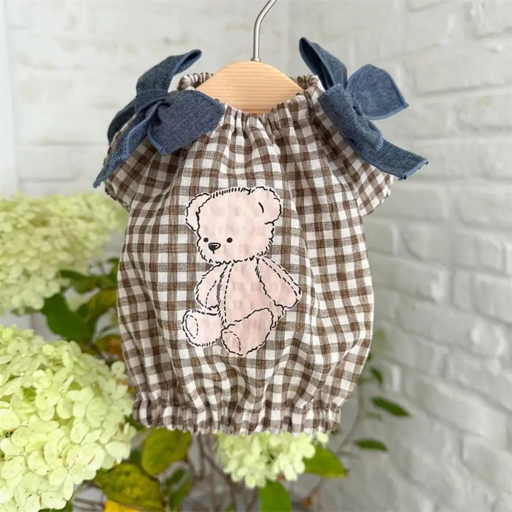 Pet Supplies Cute Dog Dress Cartoon Soft Cat Princess Skirt Breathable Thin Design Pet Clothes Spring