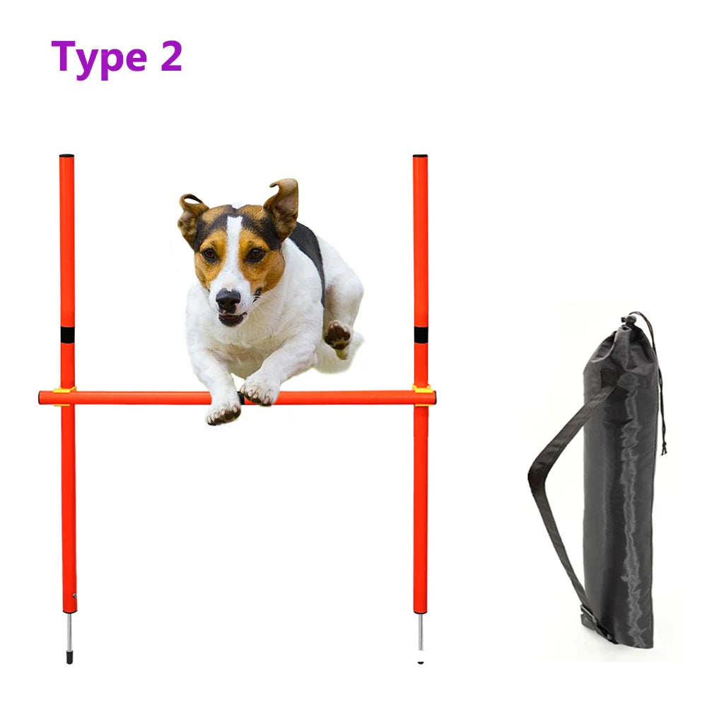 Dog Training Product Equipment Portable Dogs Jumping Tool Outdoor Dogs Running Stake Sports Stakes Pole Pet Agility Equipments