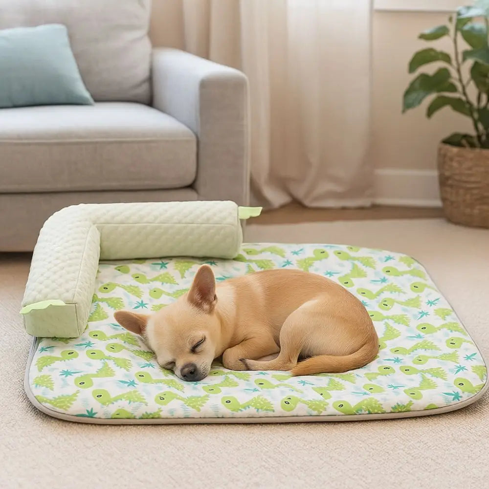 Pet Bed Mats Breathable Pet Cool Litter Washable Soft Dog Sleeping Mat Comfortable Cooling Kennel Mat for Puppy Cats