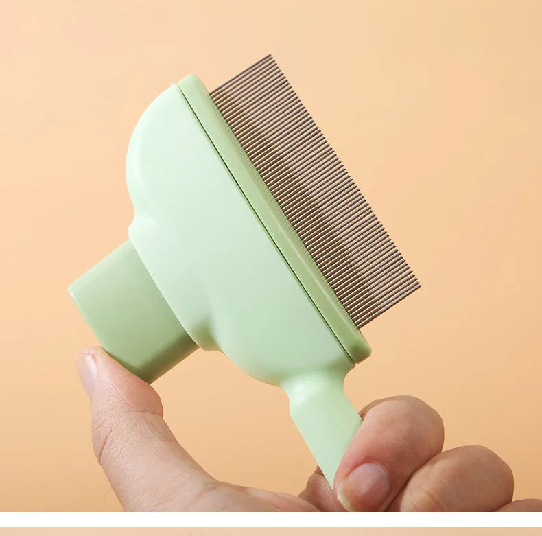 Go to Furless Pet Hair Brush for grooming dogs' hair and pet cats' fur. This is a special tool for cleaning long-haired pets.