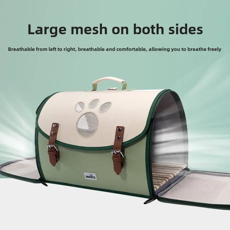 Multifunctional Outdoor Pet Shelter Portable Can Carry Two Shoulders Large Capacity Pet Travel Backpack Pet Products Accessories