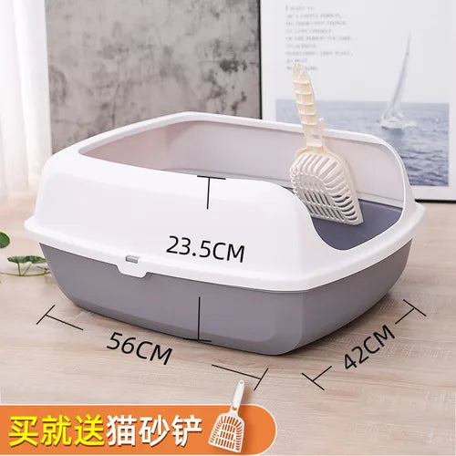Cat Litter Box Fully Enclosed Oversized Hallway Supply Tray Oversized Long Aisle Drawer Pet Toilet Furniture Supplies