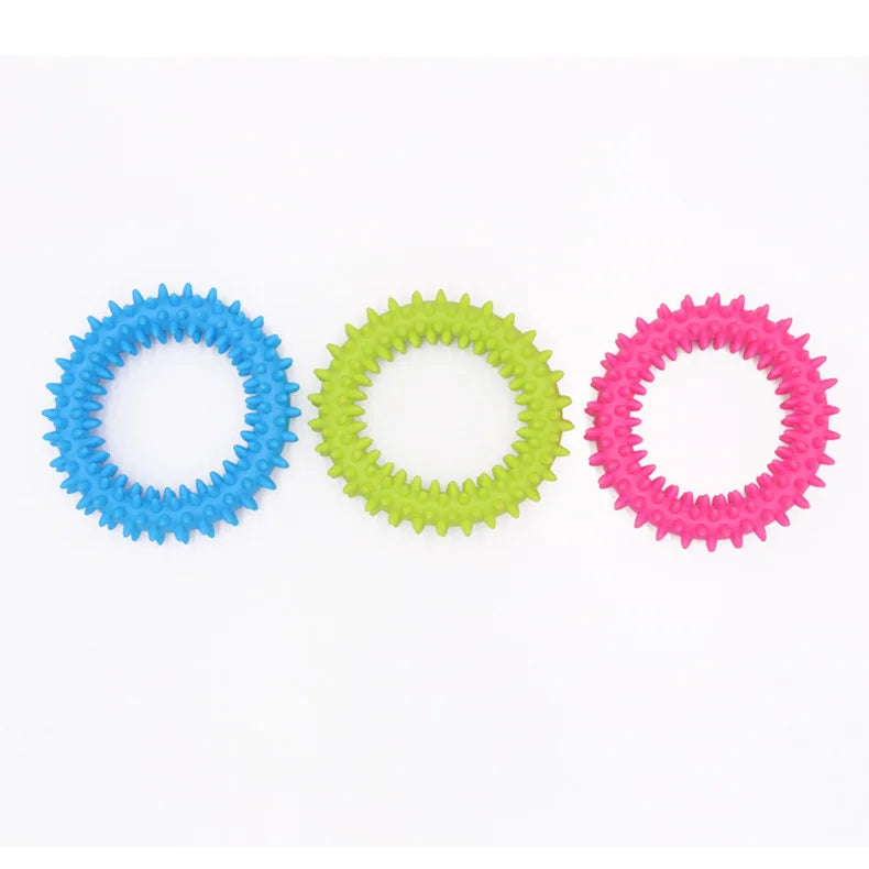 Pet Toys for Small Dogs Rubber Resistance To Bite Dog Toy Teeth Cleaning Chew Training Toys Pet Supplies Puppy Dogs 2025new