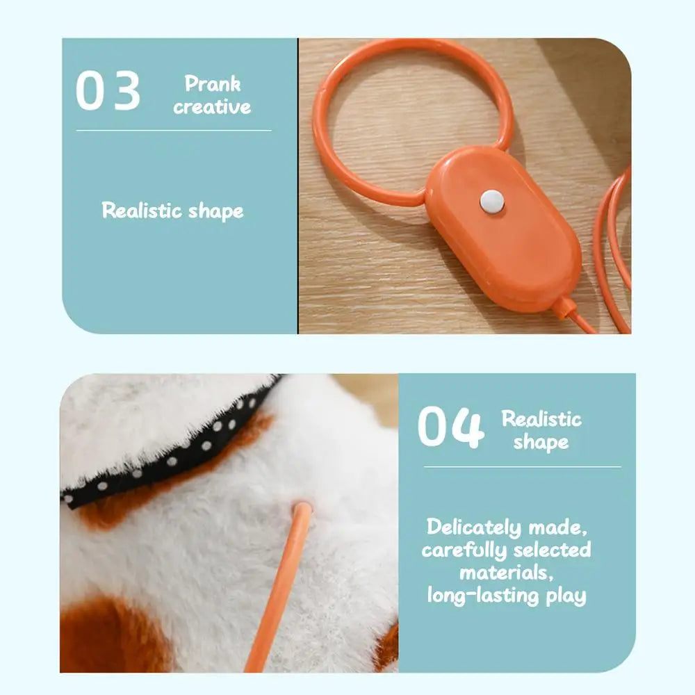 Puppy Toys For Kids Walking Dog Fur-real Pets Realistic Stuffed Animals Purring Dog Stuffed Animal Toy Dog For Kids Family