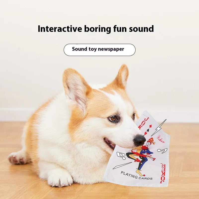 Pet noise paper toys dog toys pet noise plush toys newspapers  bite resistant and Pleasure and Boredom Relief Artifact