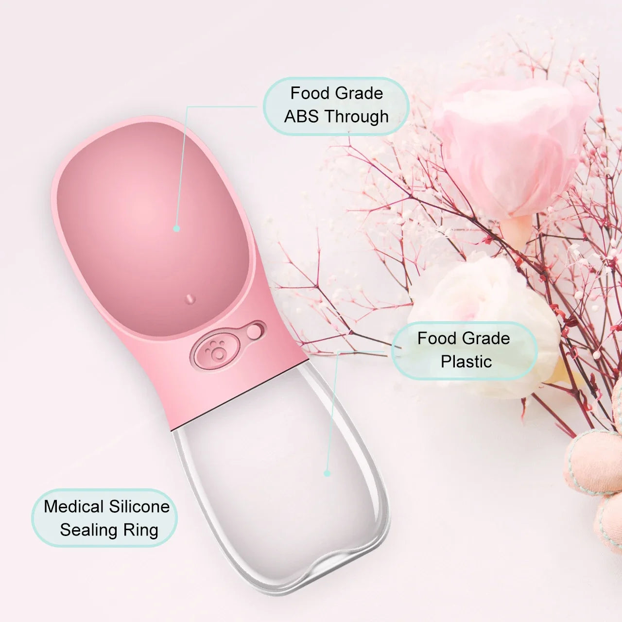 Pet Dog Water Bottle Portable Bottle for Small Medium Large Dog Drinking Feeder Outdoor Travel Water Bowl Pet Product Dispenser