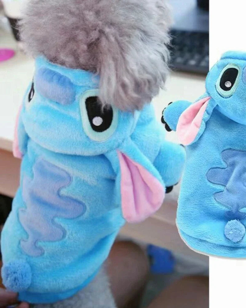 Pet Dog Transformation Dress Winter Flannel Pet Costume Cute Two-legged Dog Clothes Pet Designerdog Clothes Puppy Clothes