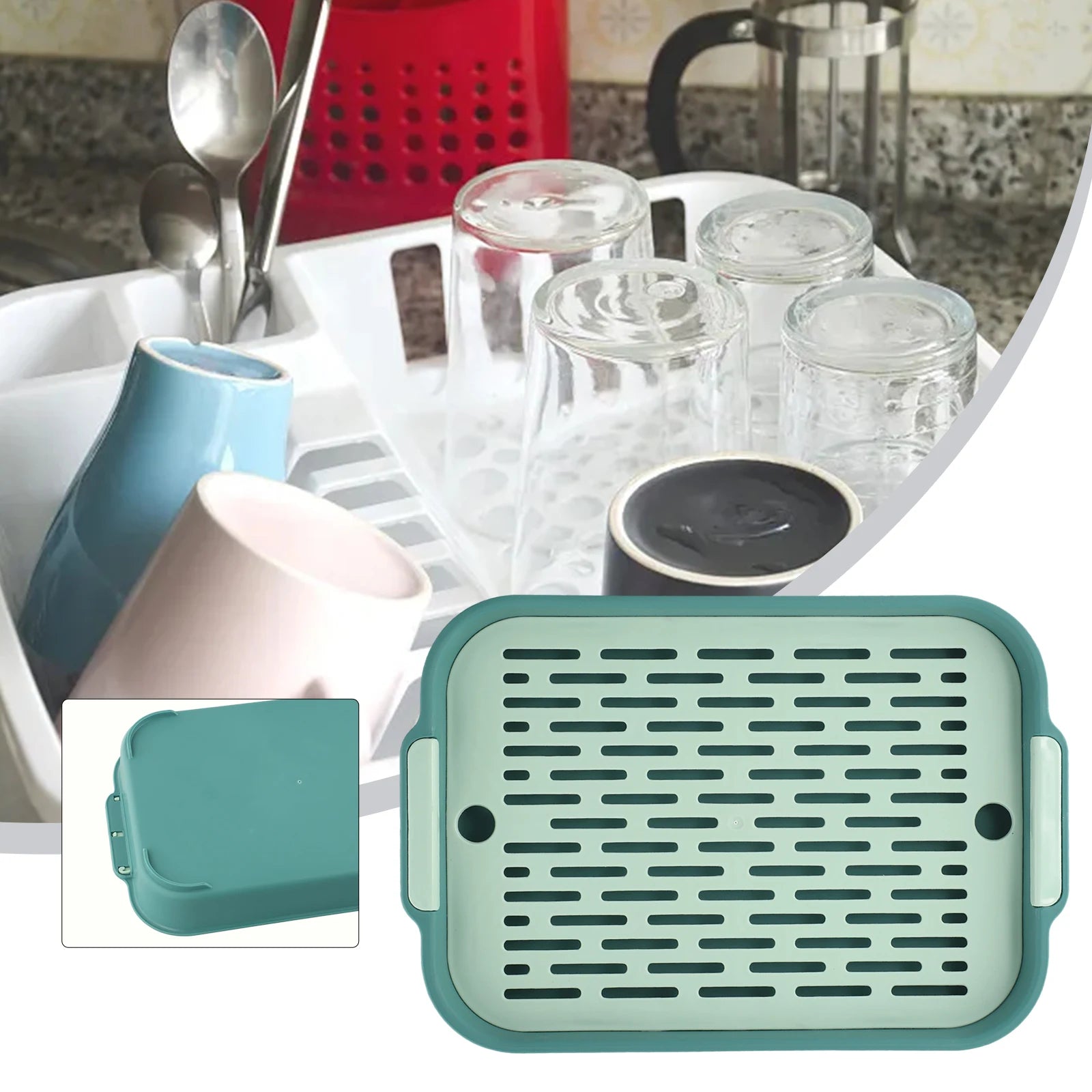 Rabbit Litter Box Small Pet Toilet Tray Rabbit Guinea Pig Litter Tray Toilet Box Detachable Grids Cover Rabbit Litter Tray