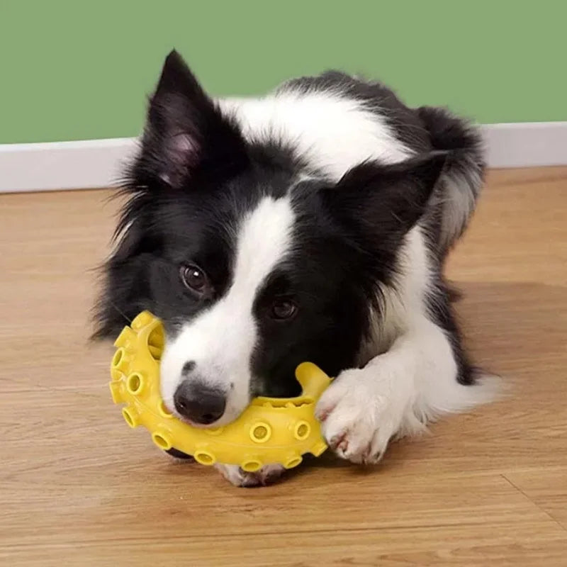 TPR Pet Dog Toys for Small Medium Dogs Bite-resistant Dog Chew Toys DogTeeth Cleaning Toys Pet Supplies