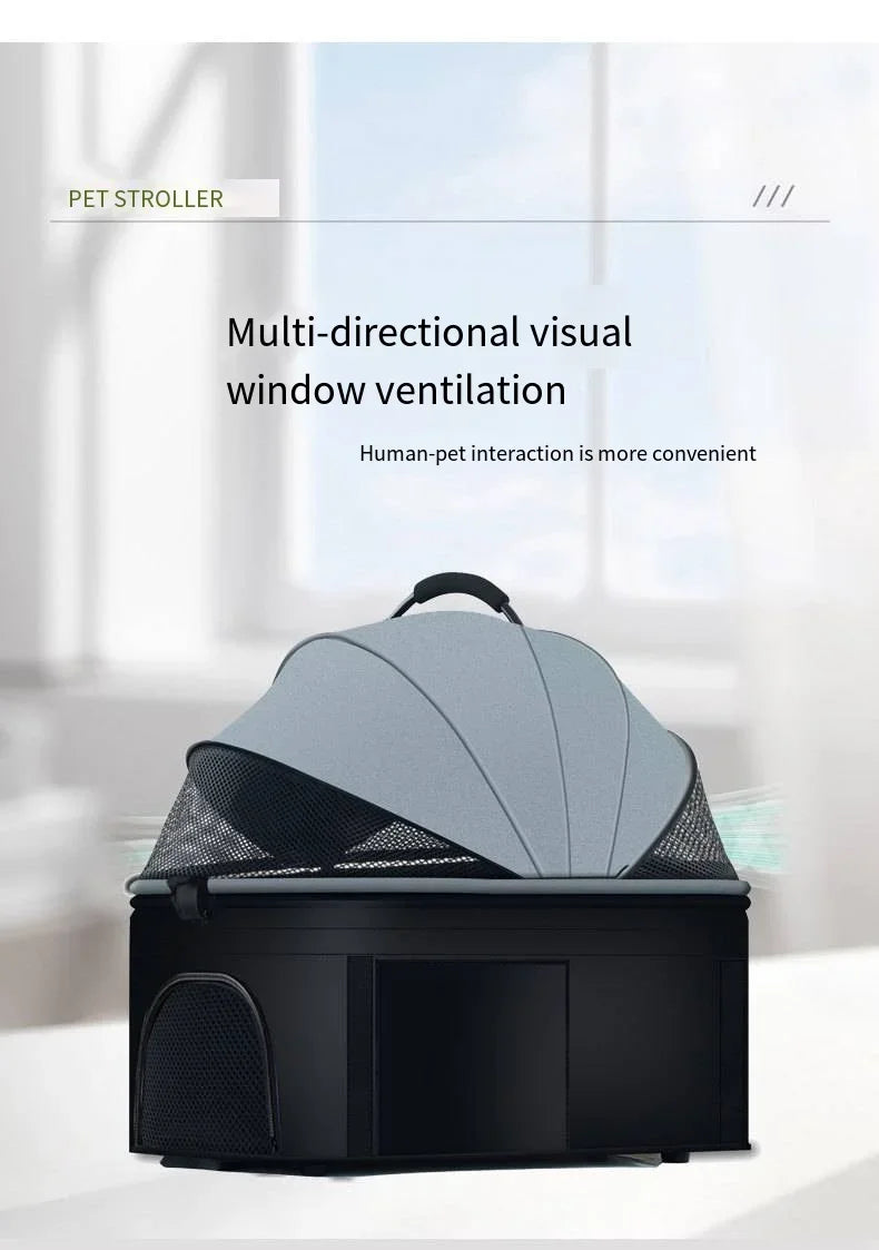 Pet Car Lightweight Foldable Designed Specifically for Walking Dogs Babies and Medium-sized Outdoor Equipment for Dogs and Cats