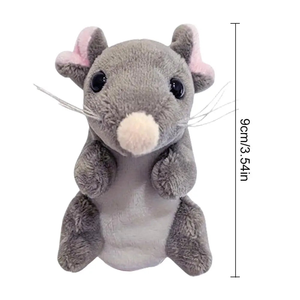 Animal Finger Puppets Mice Storytelling Role Play Toys Stuffed Animal Fingers Puppets Plush Interactive Toys For Storytelling