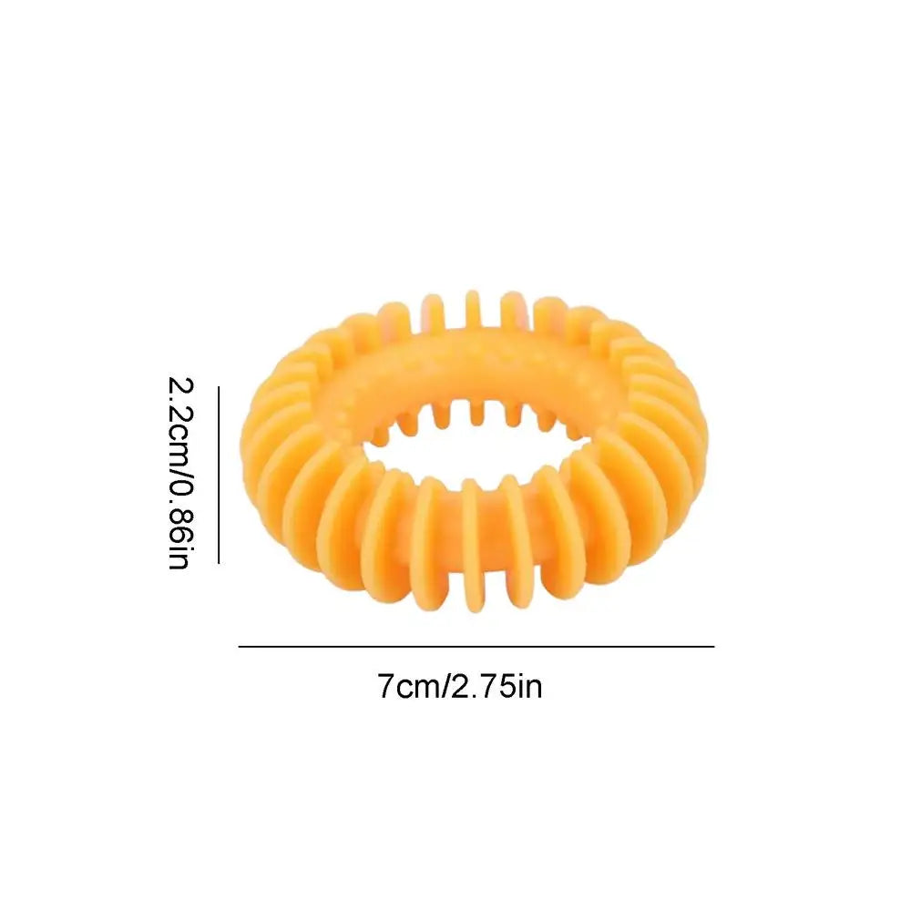 Teething Dog Toys For Puppies Interactive Rubber Dog Teething Toy Teething Rings Boredom And Stimulating Puzzle Toy Interactive