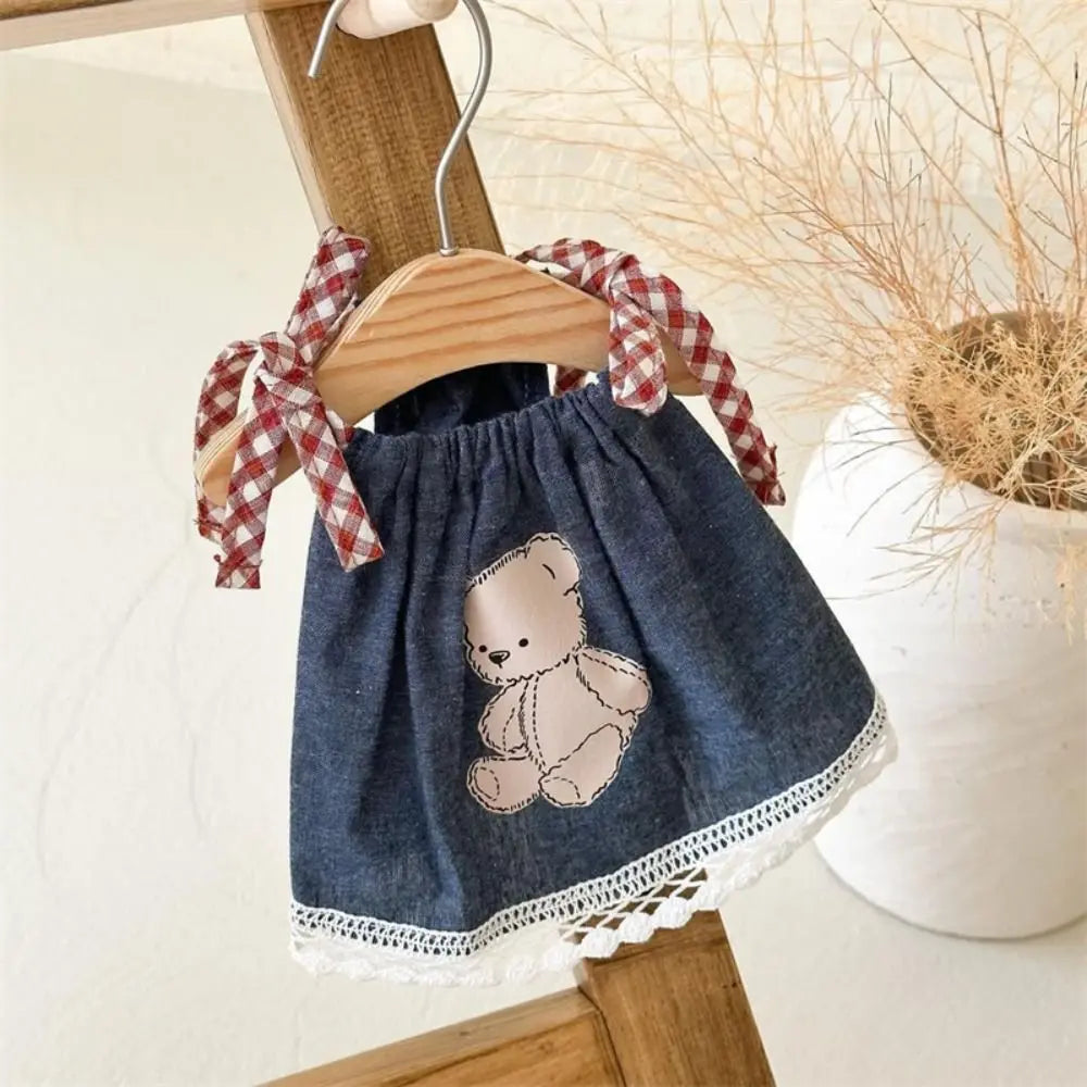 Pet Supplies Cute Dog Dress Cartoon Soft Cat Princess Skirt Breathable Thin Design Pet Clothes Spring