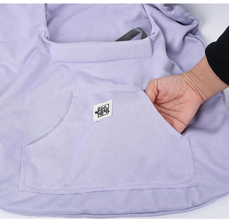 Pet Backpack Outdoor Travel Portable Cat and Dog Strap Bag Cotton Comfortable Handbag Pet Carrying Supplies