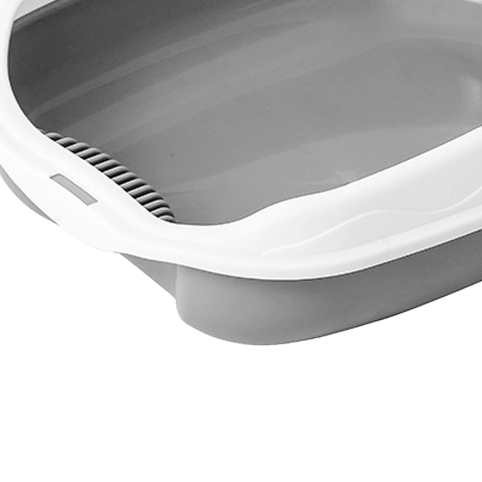 Semi enclosed cat little box With High Side Bedpan Potty Toilet for Small Pets Indoor Cats little tray Kitty litter pan Shovel