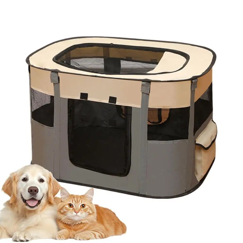 Pet fence Dog Enclosure Foldable Puppy Playpen Portable Pet Tent Large Enclosure Summer Pet Tent For outdoor and indoor