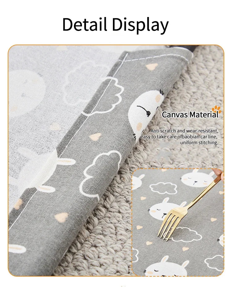 Pet Camping Bed Elevated Bed for Dogs Folding Puppy Camping Bed Cat House Portable Removable Washable Puppy Beds Dog Hammock