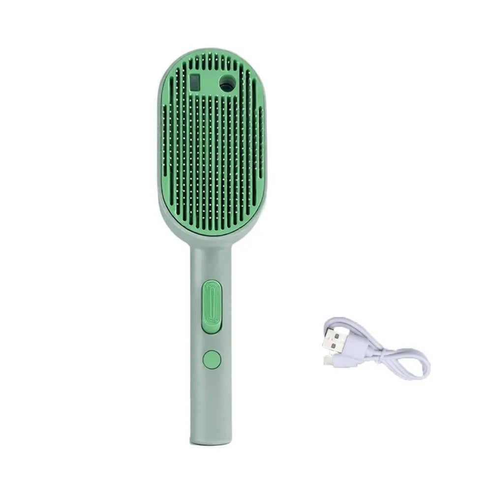Pet Grooming Tool USB Charging Pet Spray Hair Comb Efficiently Portable Cat Spray Brush Professional Pet Massage Brush Grooming