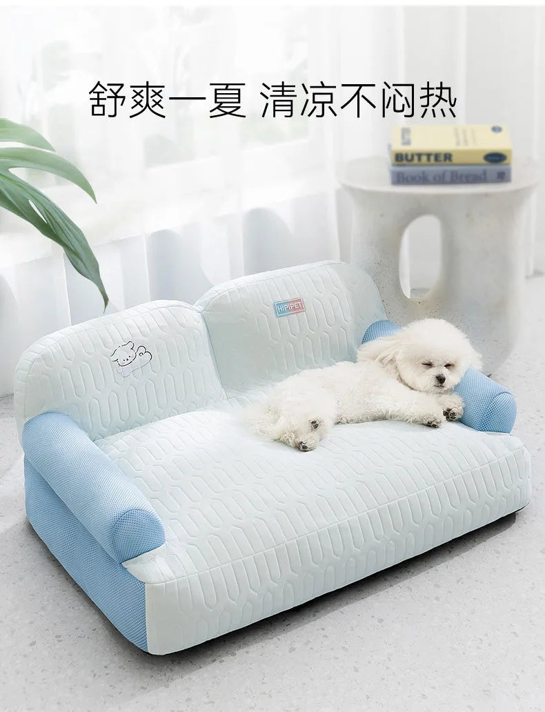 Pet bed - Dog sofa - Latex dog mat - Breathable and washable dog bed - Cat bed - Small dog sleeping cat