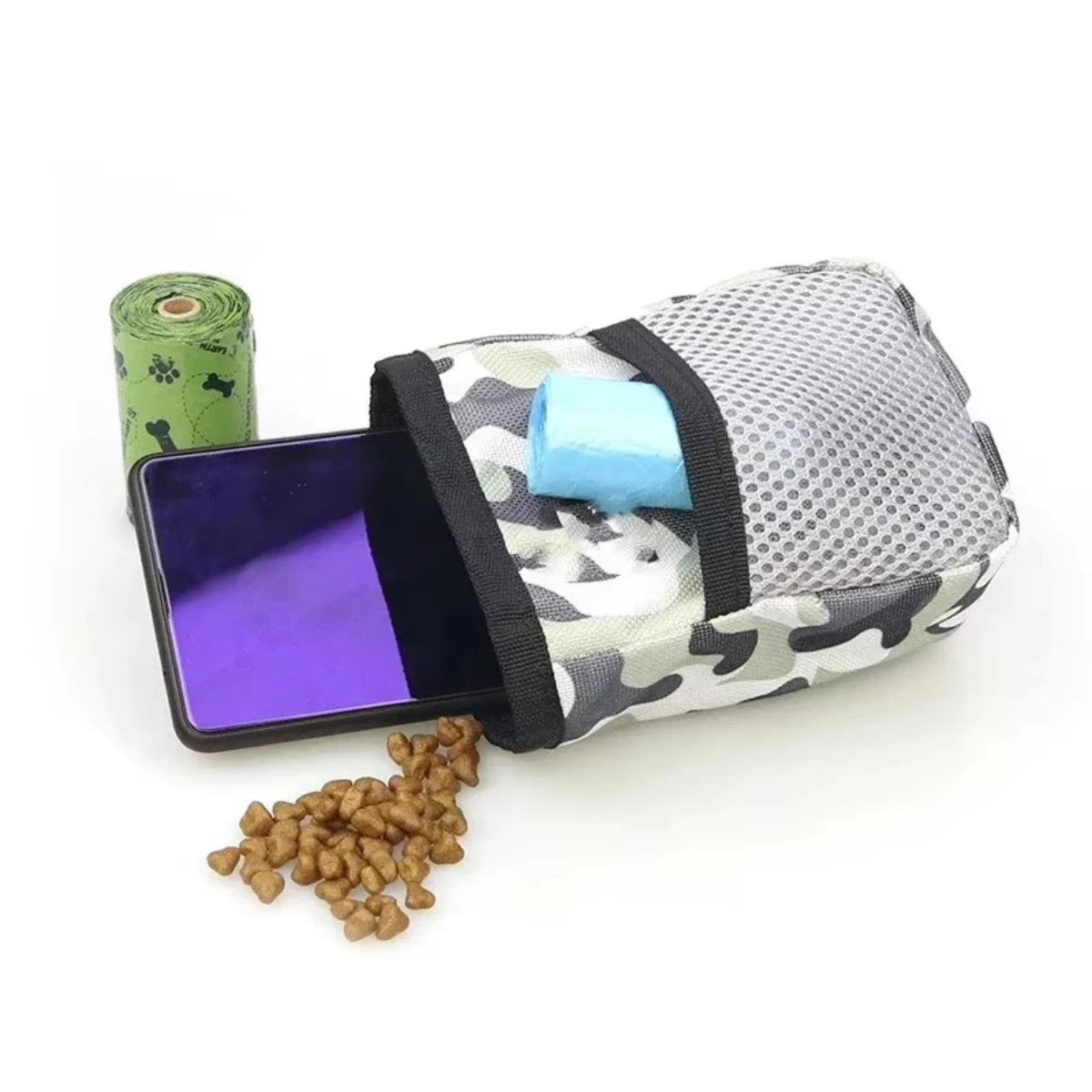 Pet Outdoor Training Bag Oxford Cloth Waterproof Durable Pet Waist Bag Multi-Functional Dog Walking Gear Bag Treat Pouch Compact