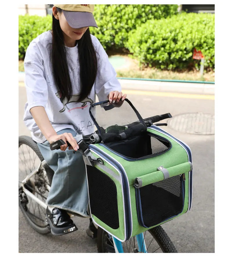 Bicycle Carrying Cat Bag Dog Bag Pet Bag Portable Backpack For Outdoor Use Suitable For Carrying Bicycles And Motorcycles