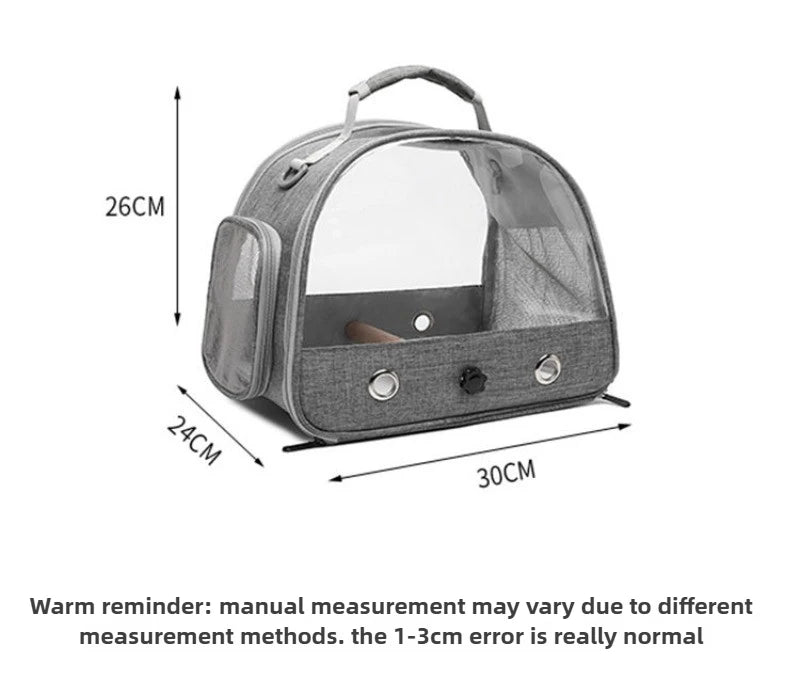 Pet Portable Travel Bag Outdoor Breathable Small Animal Carriers Equipment Zipper Double Open Oxford Small Pet Outing Supplies