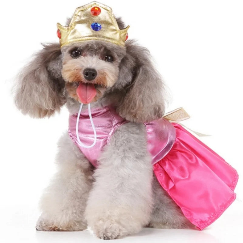 Dog Dress Puppy Luxury Skirt Summer Pet Princess Clothes Sweet Dog Clothes for Small Dogs Pet Floral Dog Skirt Fancy Cat Dress
