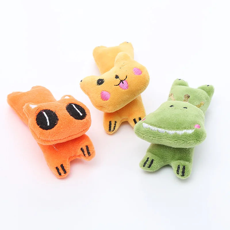Cute Pet Dog Toys Chew Squeaker Animals Pet Toys Plush Puppy Honking Squirrel For Dogs Cat Chew Squeak Toy Dog Goods