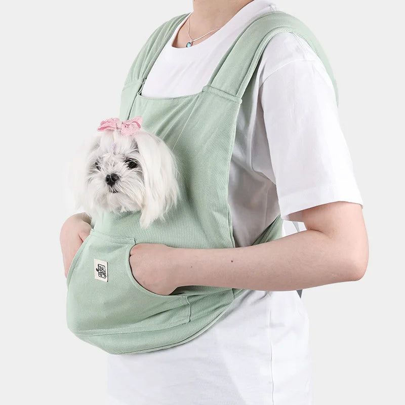 Pet Backpack Outdoor Travel Portable Cat and Dog Strap Bag Cotton Comfortable Handbag Pet Carrying Supplies