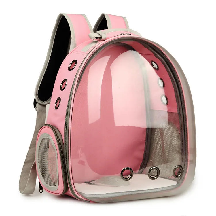Pet Cat Carrying Bag Pet Backpacks Breathable Portable Transparent Backpack Puppy Dog cat Transport Carrier Space Capsule Bags