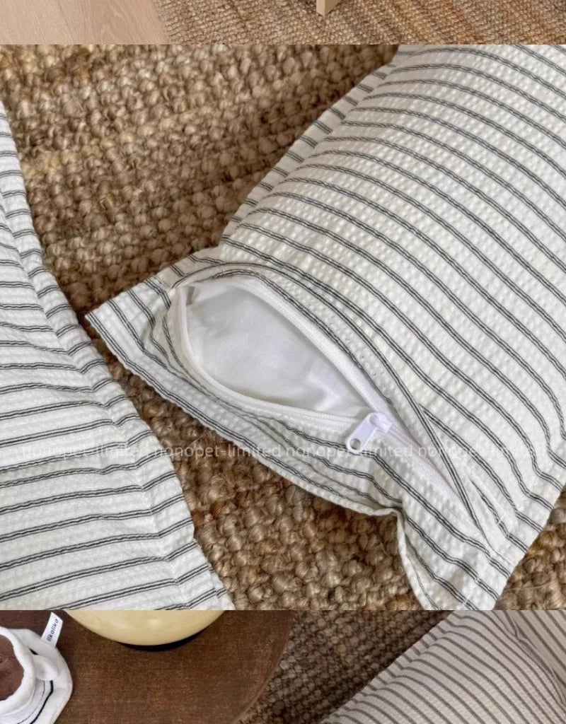 Pet Bed Moisture-proof Solid Wood Fence Cat Dog Nests Canvas Detachable Washpad Household Pet Furniture Supplies Decoration Beds