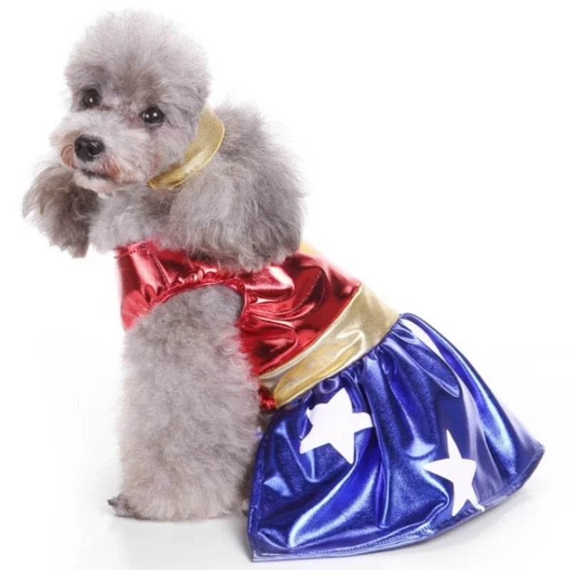 Dog Dress Puppy Luxury Skirt Summer Pet Princess Clothes Sweet Dog Clothes for Small Dogs Pet Floral Dog Skirt Fancy Cat Dress