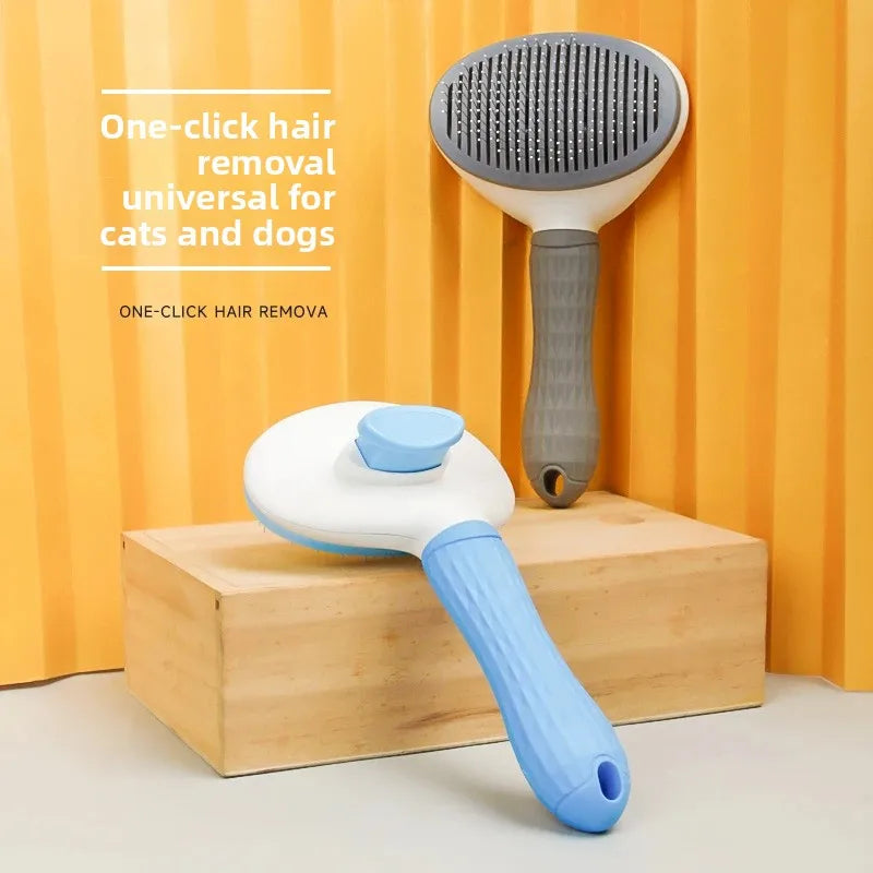 Go to Furless Pet Hair Brush for grooming dogs' hair and pet cats' fur. This is a special tool for cleaning long-haired pets.